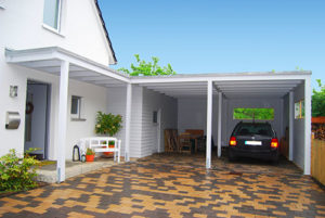 Carport Hauseingang kombinieren